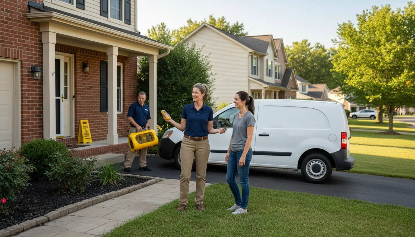 Water restoration image for Fire And Smoke Damage Restoration in Mount Victoria, MD